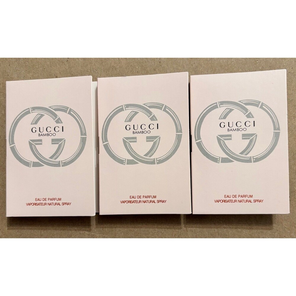 Gucci Bamboo EDP Sample Lot of 3 x Deluxe Spray Vials New